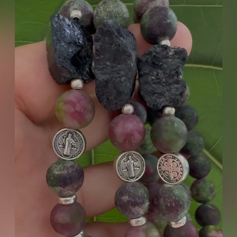Tourmaline Beaded Bracelet